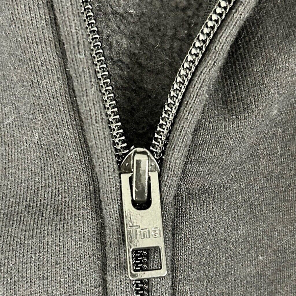 TNA Sweatfleece Cozy fleece Sweater women’s large black snug fit - Picture 4 of 11